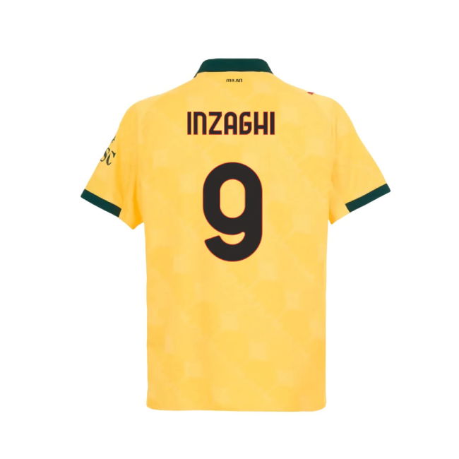 2025-2026 AC Milan Authentic Third Shirt (Inzaghi 9)