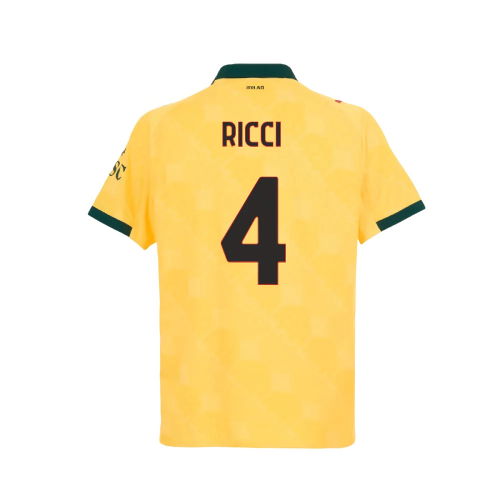 2025-2026 AC Milan Authentic Third Shirt (Ricci 4)