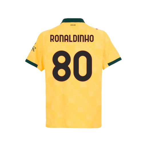 2025-2026 AC Milan Authentic Third Shirt (Ronaldinho 80)