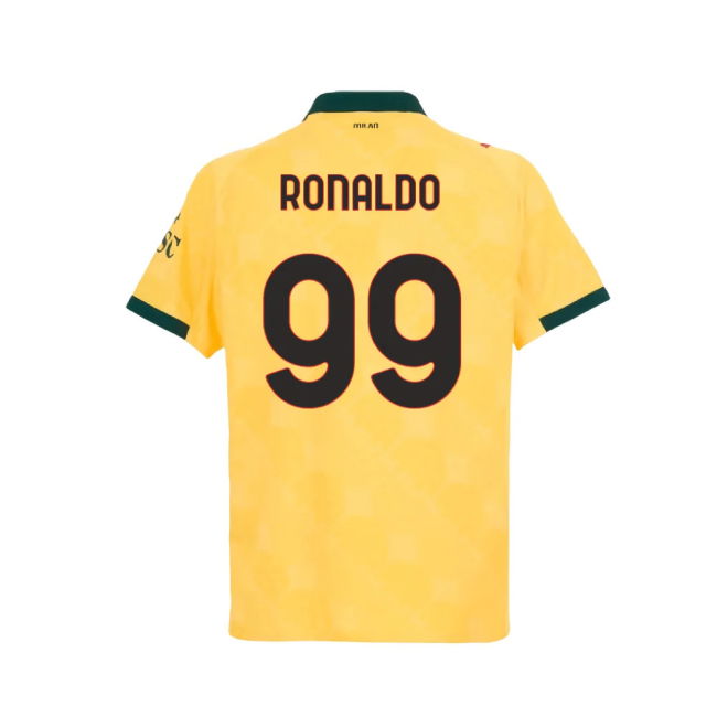 2025-2026 AC Milan Authentic Third Shirt (Ronaldo 99)