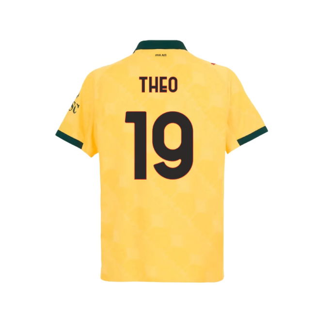 2025-2026 AC Milan Authentic Third Shirt (Theo 19)