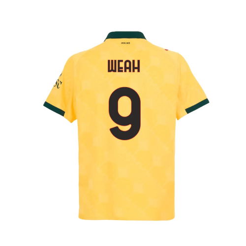 2025-2026 AC Milan Authentic Third Shirt (Weah 9)