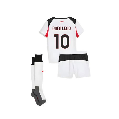 2025-2026 AC Milan Away Mini Kit (Rafa Leao 10)