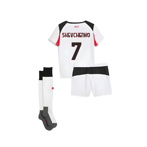 2025-2026 AC Milan Away Mini Kit (Shevchenko 7)