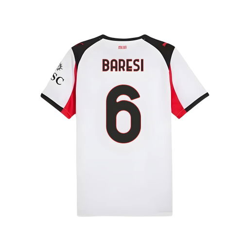 2025-2026 AC Milan Away Shirt (Baresi 6)