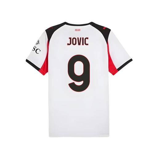 2025-2026 AC Milan Away Shirt (Jovic 9)