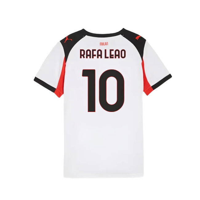 2025-2026 AC Milan Away Shirt (Kids) (Rafa Leao 10)