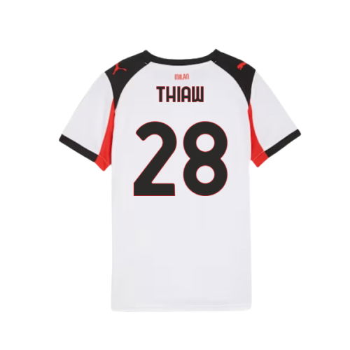 2025-2026 AC Milan Away Shirt (Kids) (Thiaw 28)