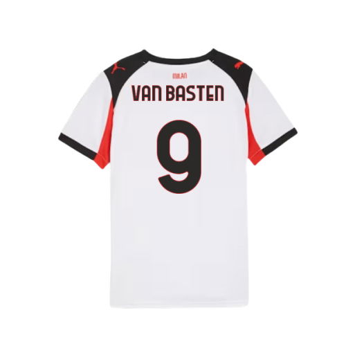2025-2026 AC Milan Away Shirt (Kids) (Van Basten 9)