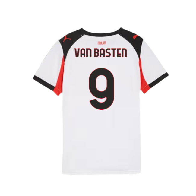 2025-2026 AC Milan Away Shirt (Kids) (Van Basten 9)