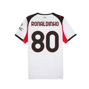 2025-2026 AC Milan Away Shirt (Ronaldinho 80)