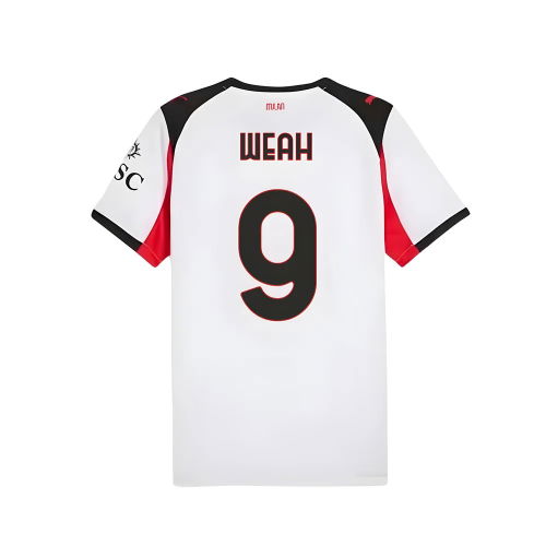 2025-2026 AC Milan Away Shirt (Weah 9)