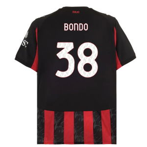 2025-2026 AC Milan Home Shirt (Bondo 38)