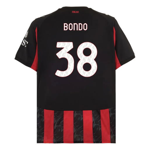 2025-2026 AC Milan Home Shirt (Bondo 38)