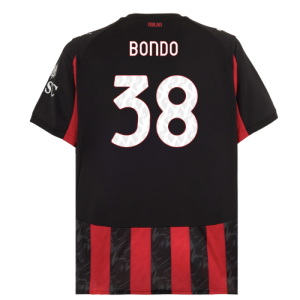 2025-2026 AC Milan Home Shirt (Bondo 38)