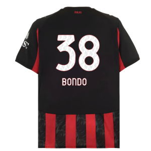 2025-2026 AC Milan Home Shirt (Bondo 38)