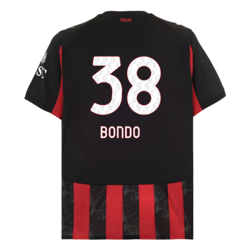 2025-2026 AC Milan Home Shirt (Bondo 38)