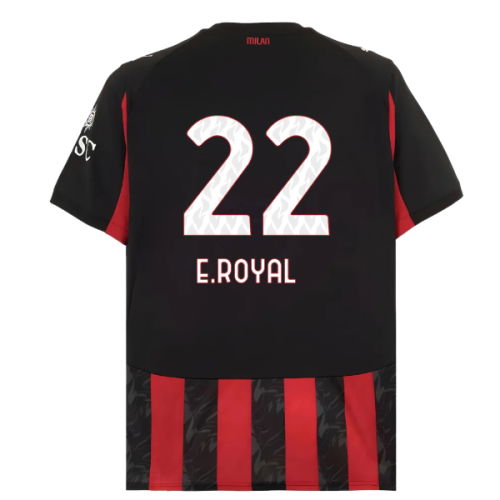 2025-2026 AC Milan Home Shirt (E.Royal 22)