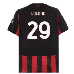 2025-2026 AC Milan Home Shirt (Fofana 29)