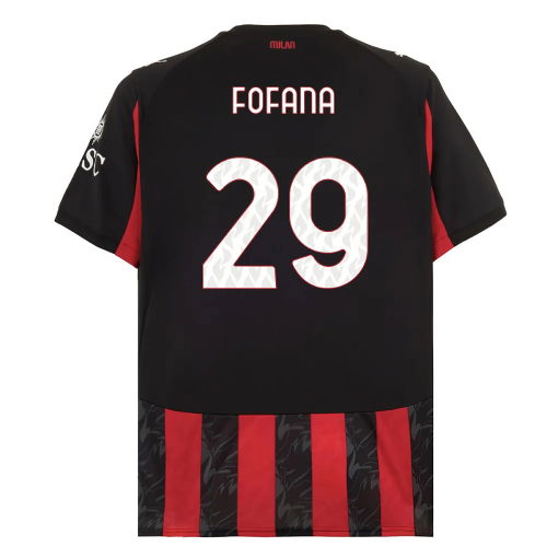 2025-2026 AC Milan Home Shirt (Fofana 29)
