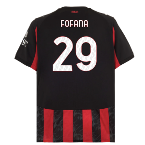 2025-2026 AC Milan Home Shirt (Fofana 29)