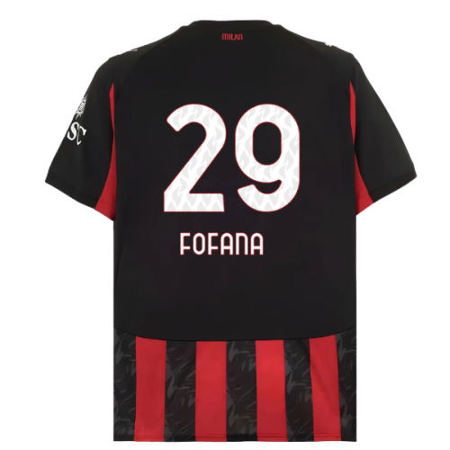 2025-2026 AC Milan Home Shirt (Fofana 29)
