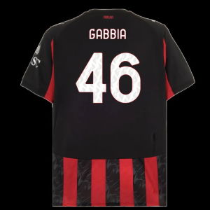 2025-2026 AC Milan Home Shirt (Gabbia 46)