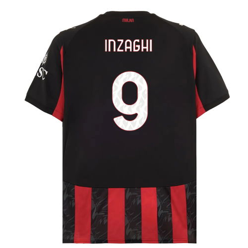 2025-2026 AC Milan Home Shirt (Inzaghi 9) 2025-2026 AC Milan Home Shirt (Inzaghi 9)