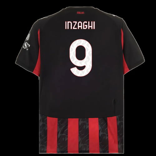 2025-2026 AC Milan Home Shirt (Inzaghi 9)