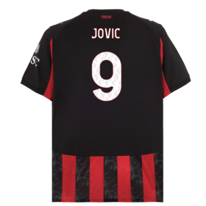 2025-2026 AC Milan Home Shirt (Jovic 9)