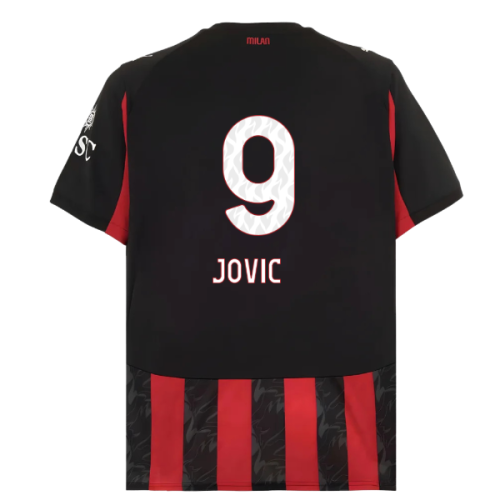 2025-2026 AC Milan Home Shirt (Jovic 9)