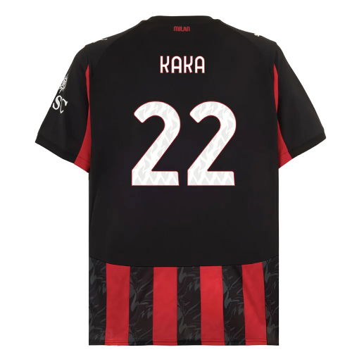 2025-2026 AC Milan Home Shirt (Kaka 22)