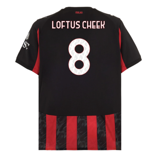 2025-2026 AC Milan Home Shirt (Loftus Cheek 8)