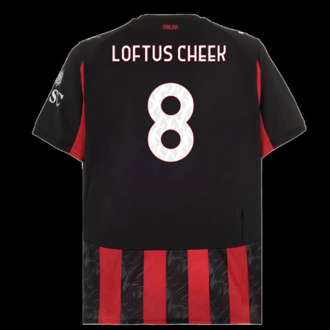 2025-2026 AC Milan Home Shirt (Loftus Cheek 8)