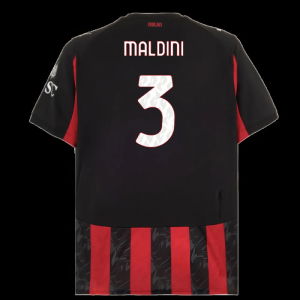 2025-2026 AC Milan Home Shirt (Maldini 3)