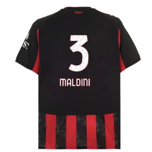 2025-2026 AC Milan Home Shirt (Maldini 3)
