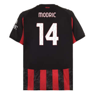 2025-2026 AC Milan Home Shirt (Modric 14)