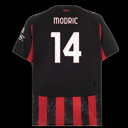 2025-2026 AC Milan Home Shirt (Modric 14)