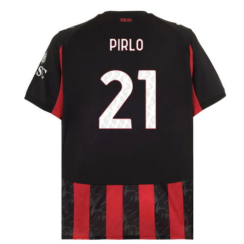 2025-2026 AC Milan Home Shirt (Pirlo 21)