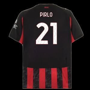 2025-2026 AC Milan Home Shirt (Pirlo 21)