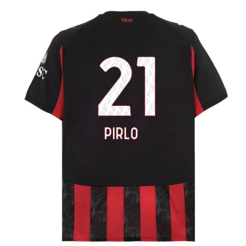 2025-2026 AC Milan Home Shirt (Pirlo 21)