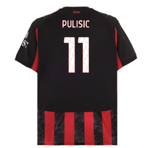 2025-2026 AC Milan Home Shirt (Pulisic 11)