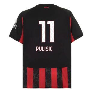 2025-2026 AC Milan Home Shirt (Pulisic 11)