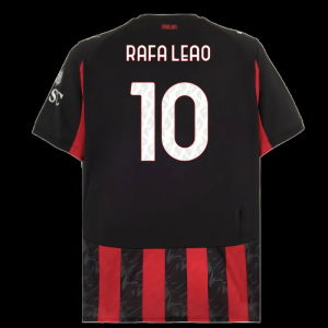 2025-2026 AC Milan Home Shirt (Rafa Leao 10)
