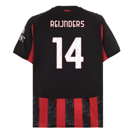 2025-2026 AC Milan Home Shirt (Reijnders 14)