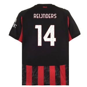 2025-2026 AC Milan Home Shirt (Reijnders 14)