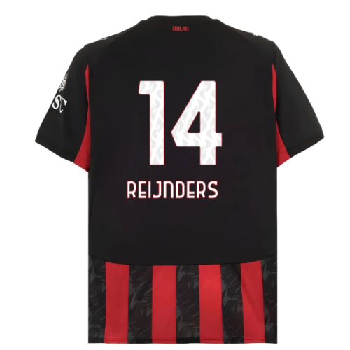 2025-2026 AC Milan Home Shirt (Reijnders 14)