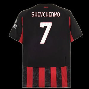 2025-2026 AC Milan Home Shirt (Shevchenko 7)