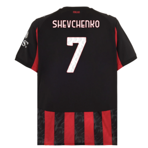 2025-2026 AC Milan Home Shirt (Shevchenko 7)