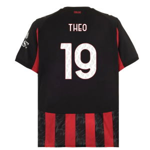 2025-2026 AC Milan Home Shirt (Theo 19)